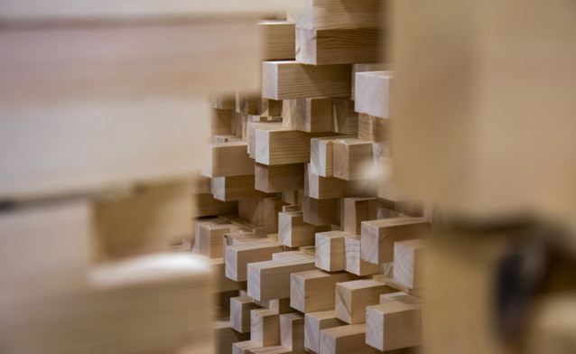 Blocks of wood