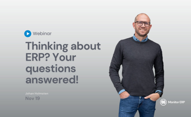 Thinking about ERP? Your questions answered!